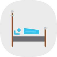 Bed Vector Icon Design