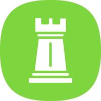 Chess Rook Vector Icon Design