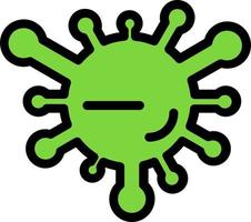 diseño de icono de vector de virus