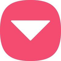 Caret Down Vector Icon Design