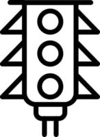 Traffic Light Vector Icon Design