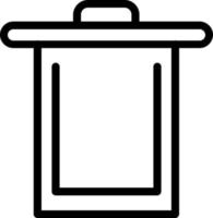 Trash Alt Vector Icon Design