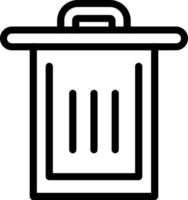 Trash Vector Icon Design