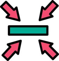 Window Minimize Vector Icon Design