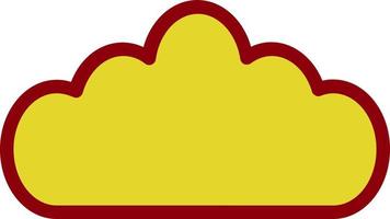 diseño de icono de vector de nube