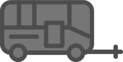 Caravan Vector Icon Design