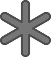 Asterisk Vector Icon Design