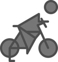 Biking Vector Icon Design