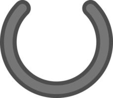 Circle Notch Vector Icon Design
