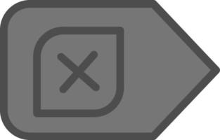 Backspace Vector Icon Design