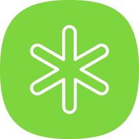 Asterisk Vector Icon Design
