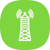 Broadcast Tower Vector Icon Design