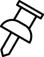 Thumbtack Vector Icon Design