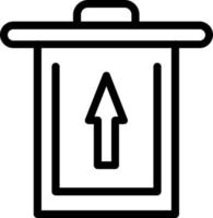 Trash Restore Vector Icon Design