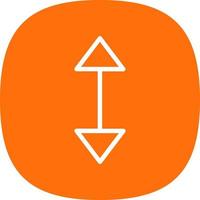 Arrows Alt V Vector Icon Design