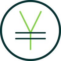 Yen Sign Vector Icon Design