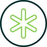 Asterisk Vector Icon Design