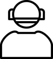 User Astronaut Vector Icon Design