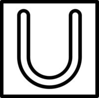 Underline Vector Icon Design