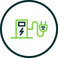 Charging Station Vector Icon Design