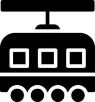 Tram Vector Icon Design