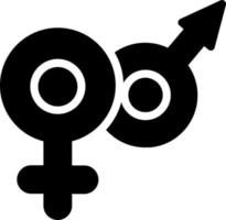 diseño de icono de vector de venus marte