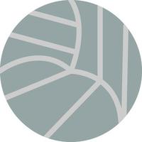 Volleyball Ball Vector Icon Design