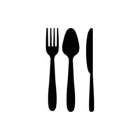 spoon fork knife logo vector