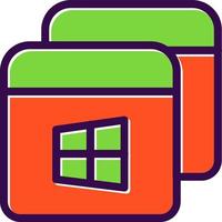 Window Restore Vector Icon Design