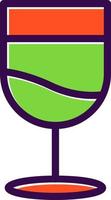 Wine Glass Alt Vector Icon Design