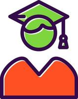 User Graduate Vector Icon Design