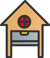 Warehouse Vector Icon Design