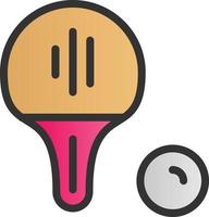 Table Tennis Vector Icon Design