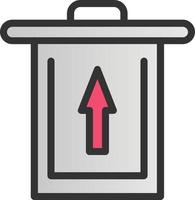 Trash Restore Vector Icon Design