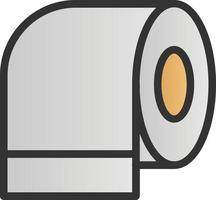 Toilet Paper Vector Icon Design