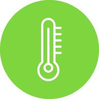 Thermometer Quarter Vector Icon Design