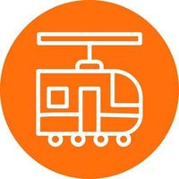 diseño de icono de vector de tren