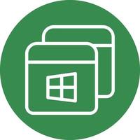 Window Restore Vector Icon Design