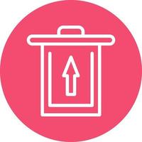 Trash Restore Vector Icon Design