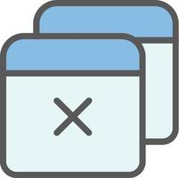 Window Close Vector Icon Design