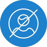 Users Slash Vector Icon Design