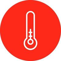 Diseño de icono de medio vector de termómetro