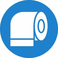 Toilet Paper Vector Icon Design