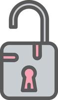 Unlock Vector Icon Design