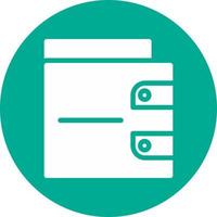 Wallet Vector Icon Design