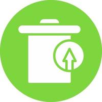 Trash Restore Alt Vector Icon Design