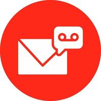 Voicemail Vector Icon Design