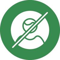 Users Slash Vector Icon Design