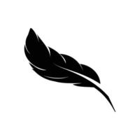 logotipo de la pluma de la pluma vector