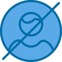 Users Slash Vector Icon Design